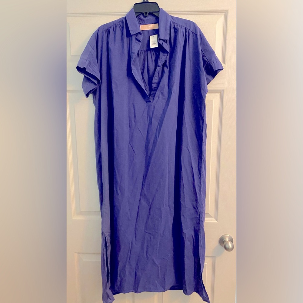 NWT CALI by Cali Dreaming Blue T-Shirt Dress